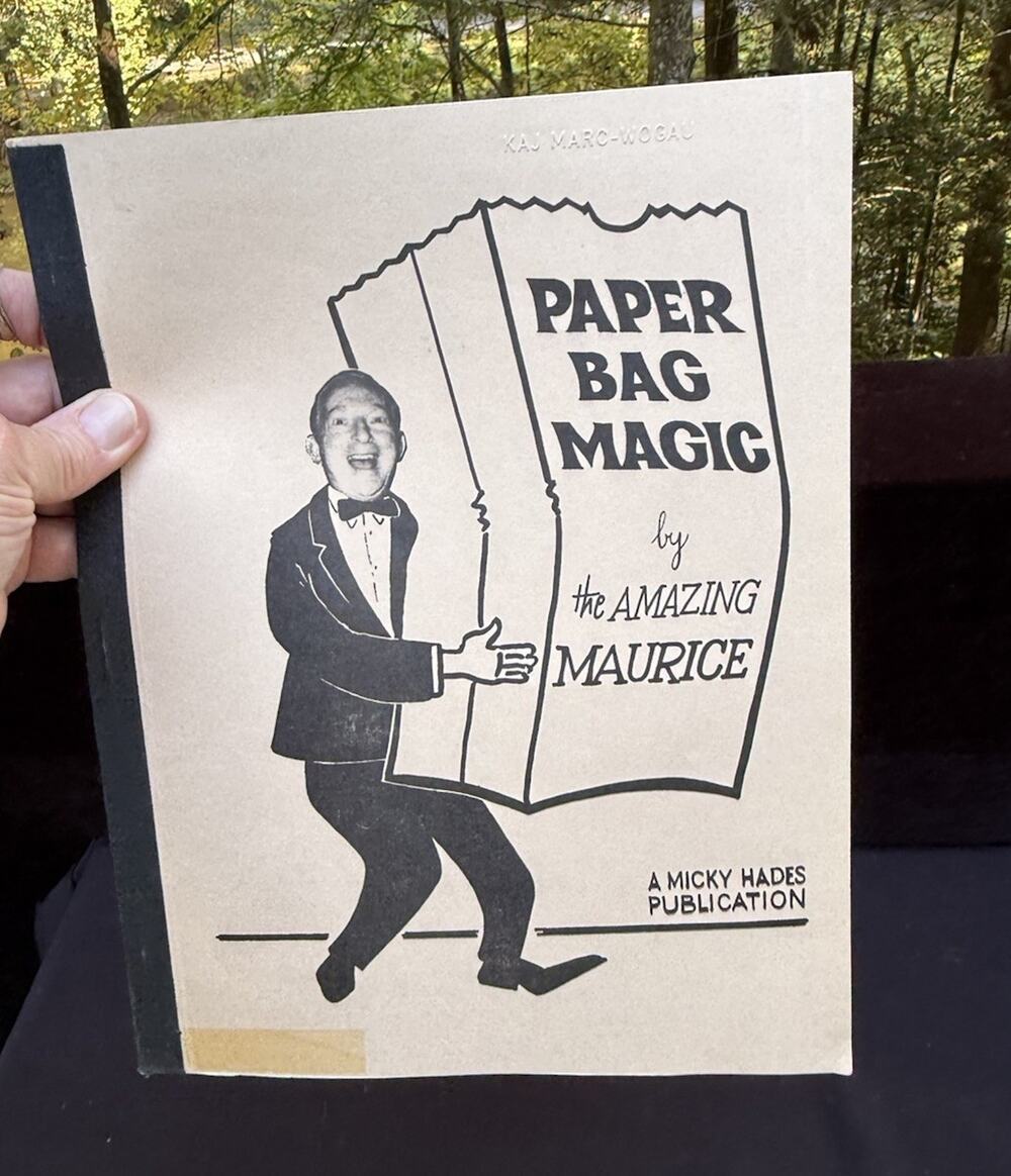 Paper Bag Magic The Amazing Maurice Book 1967 EUC